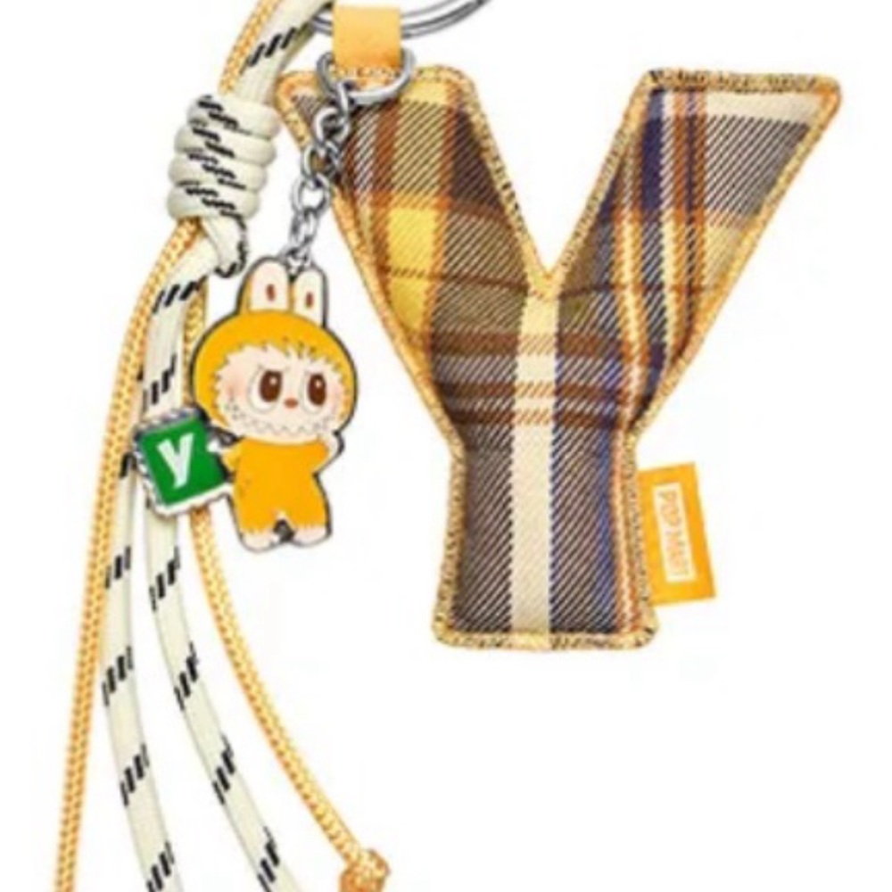 Pop Mart The Monsters Labubu Pin for Love Series Letter Pendant  Y